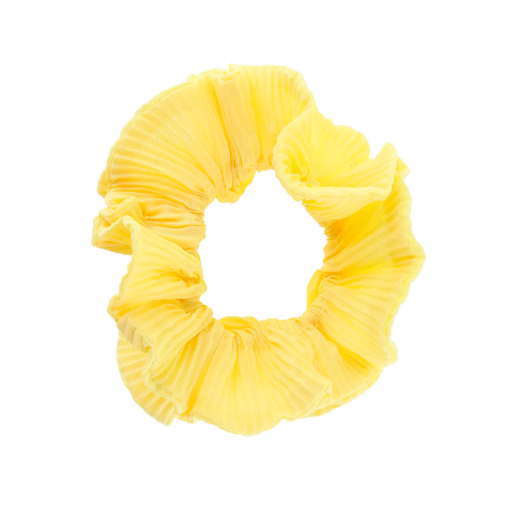 By Stær Kaisa Scrunchie Støvet Gul Hårelastik