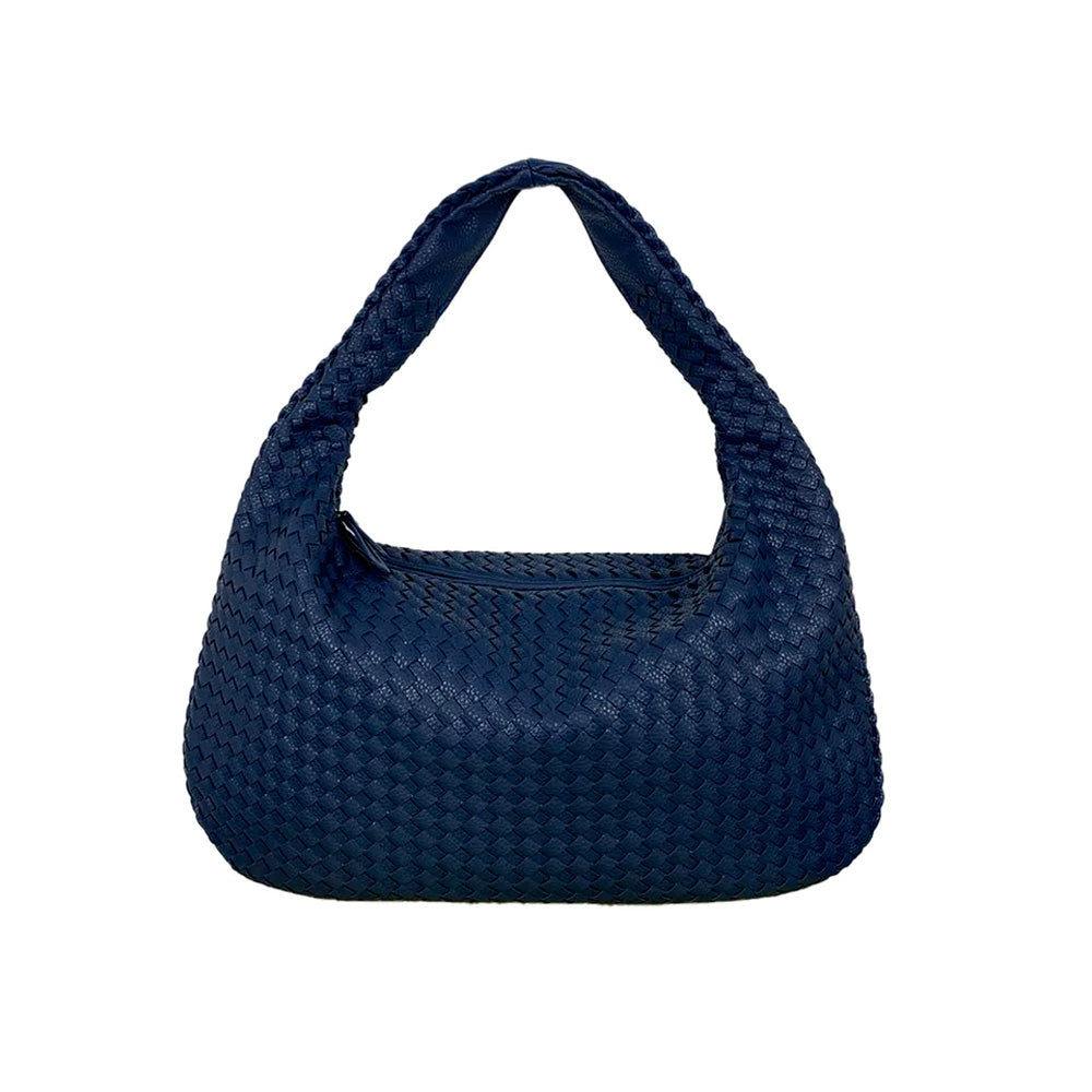 By Stær Maria Stor Flettaske Navy Mørkeblå