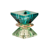 C'est Bon Krystal Lysestage Pyramide Petrol/Sand/Lys Mint 7,5x6x6 cm #13