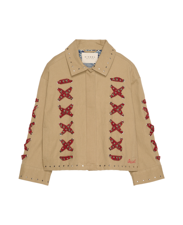 Dagny Jacket Sand detalje