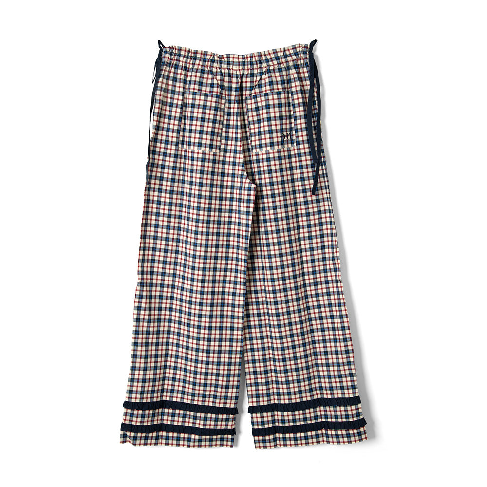 Damson Madder Aletta Pyjamas Sæt Cherry Navy Check