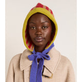 Damson Madder Colour Block Striped Bonnet