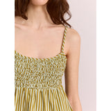 Damson Madder Dinah Cami Green Stripe