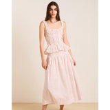 Damson Madder Layla Skirt Off White And Red Spot