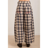 Damson Madder Mara Trouser Blur Brushed Check Bukser Tern