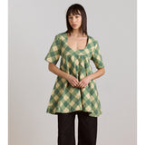 Damson Madder Reversible Bridget Mini Dress Gingham Vendbar