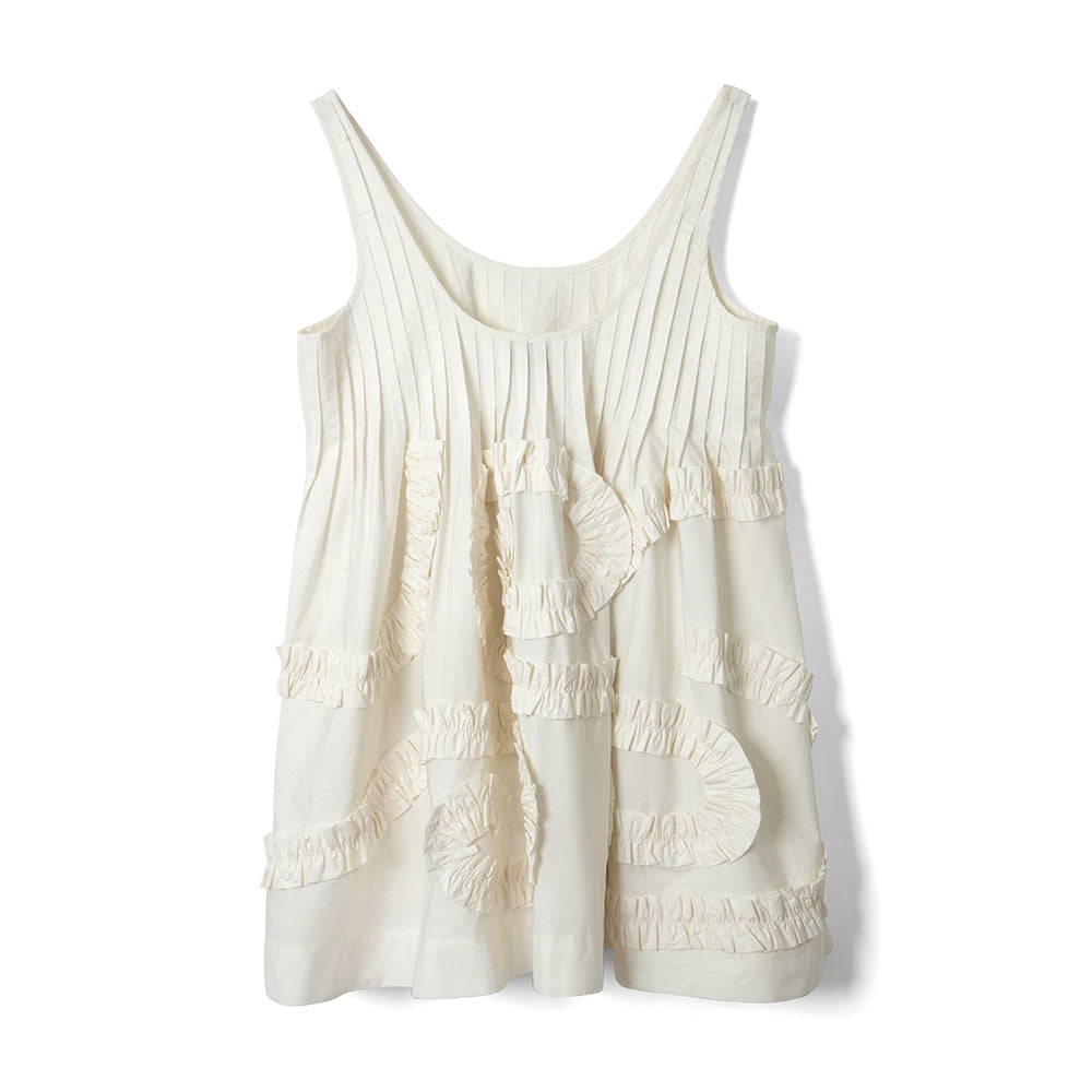 Damson Madder Stella Mini Dress White