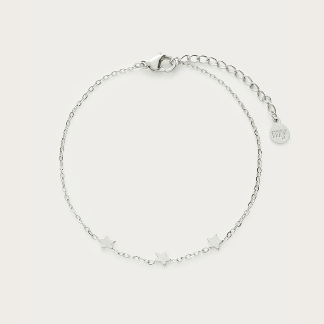 Sølv armbånd med tre stjerner fra My Jewellery. 
