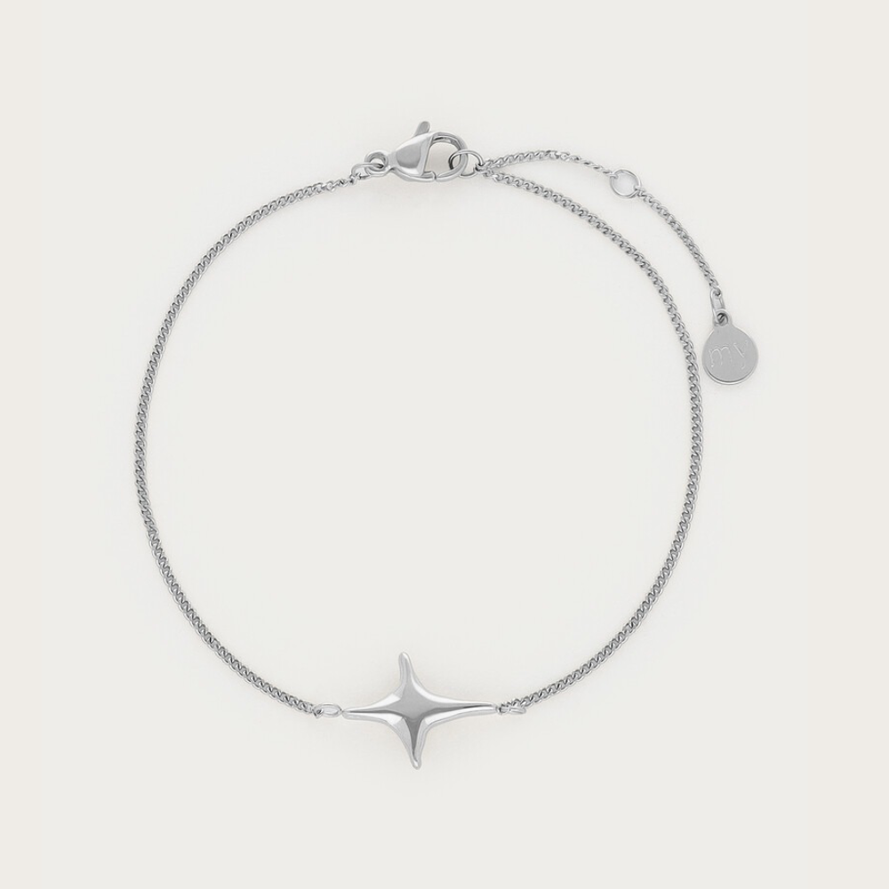 My Jewellery Armbånd Med Nordstjerne - Sølv