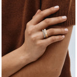 Edblad Smykker Ring MOM WOW Mor Guld