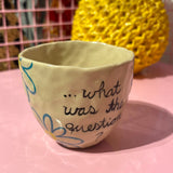 Falkeblik Keramik Kop Cortado "Coffee Is The Answer"