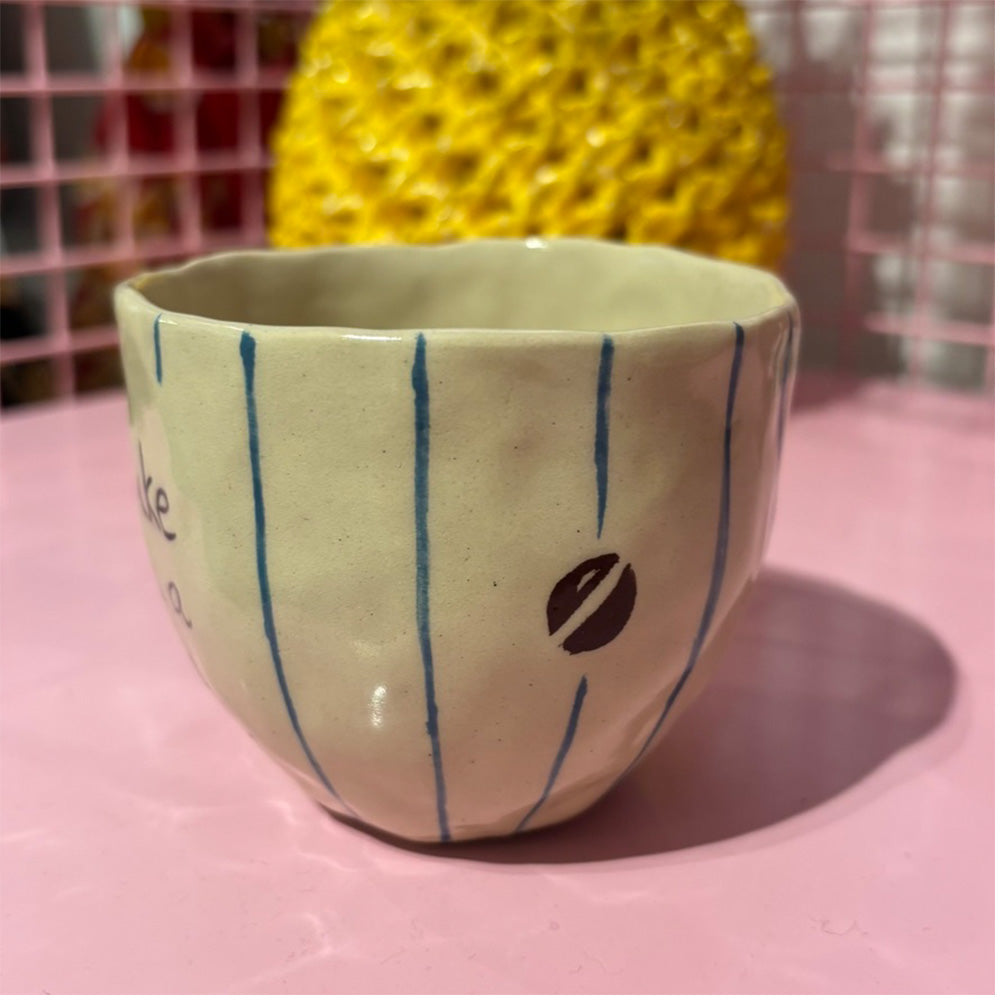 Falkeblik Keramik Kop Cortado "I Like You A Latte"