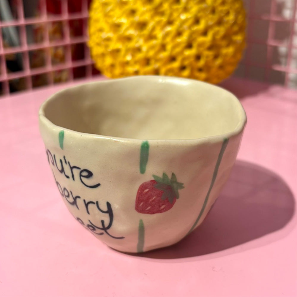 Falkeblik Keramik Kop Cortado "You're Berry Sweet"
