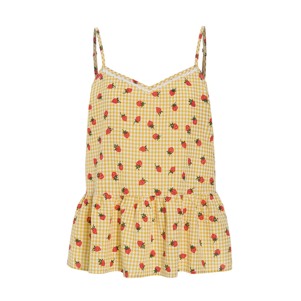 Hunkøn Ruth Top Yellow