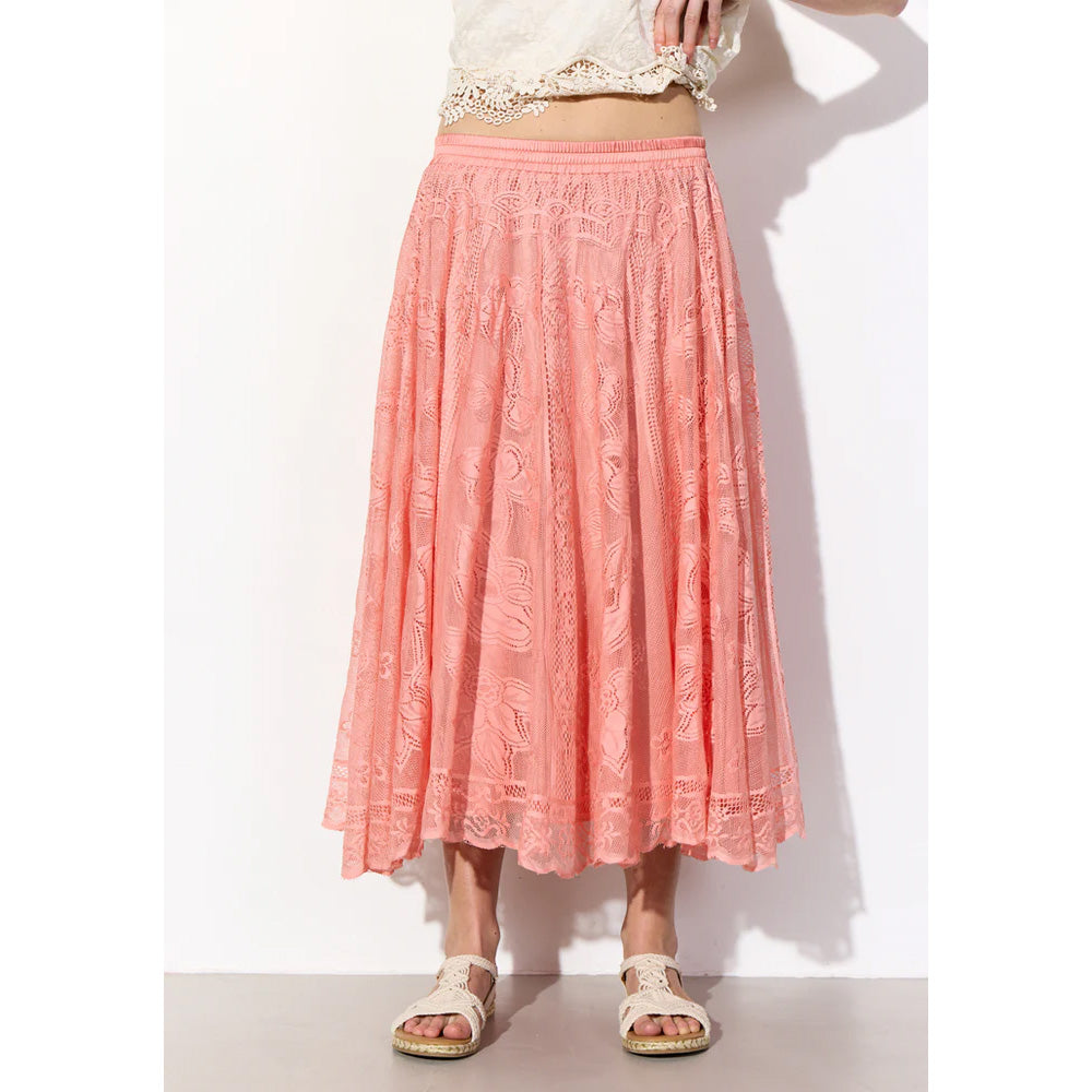 Hunkøn Stine Skirt Nederdel Peach