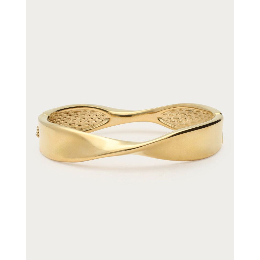 My Jewellery Smykker Armbånd Chunky Twisted Bangle Guld