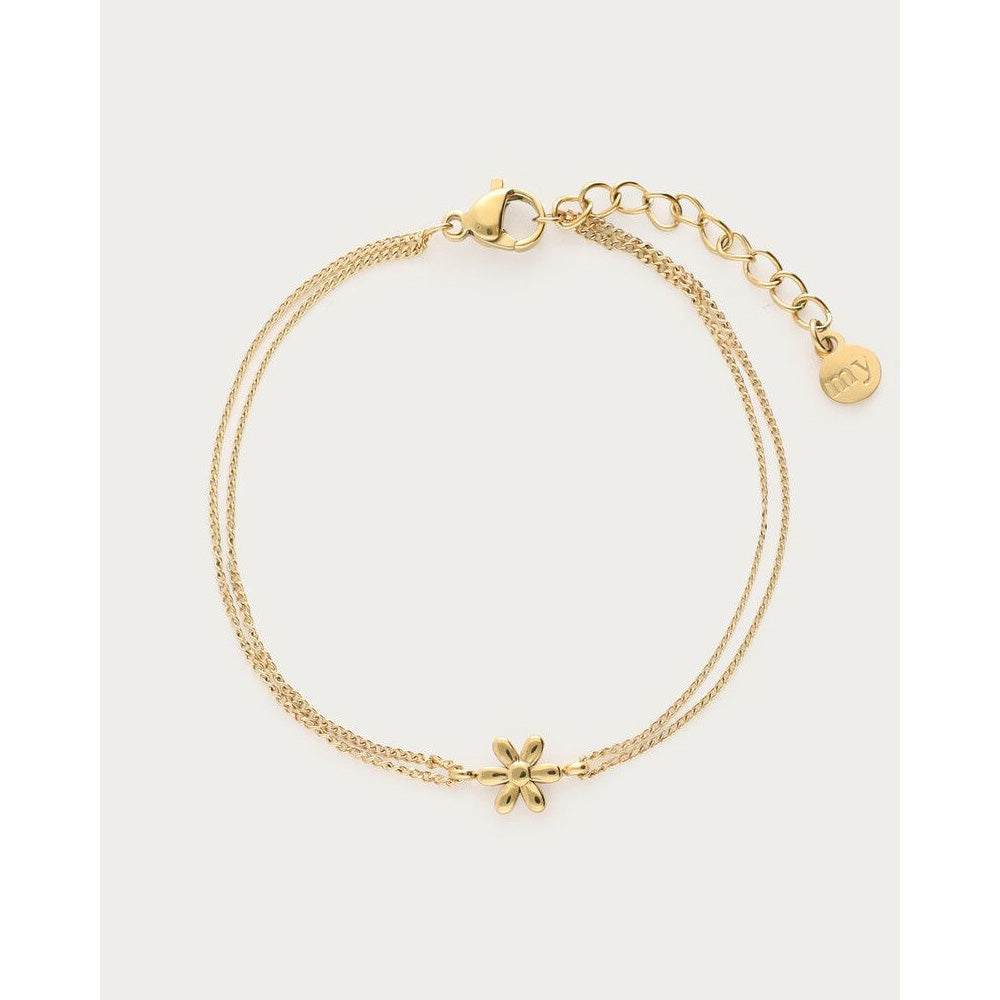 My Jewellery Smykker Armbånd Marguerit 'Embrace' Guld