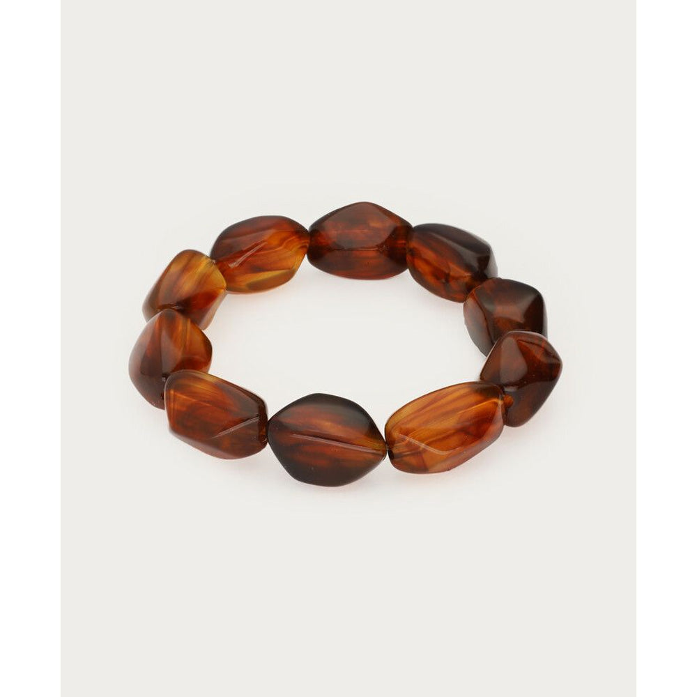 My Jewellery Smykker Armbånd Store Brune Perler
