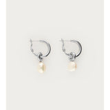 My Jewellery Hoops Med Ferskvandsperle - Sølvfarvet