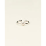 My Jewellery Smykker Lillefinger Ring Hjerte Justerbar