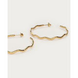My Jewellery Smykker Øreringe Store Hoops Bølgede