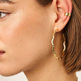 My Jewellery Smykker Øreringe Store Hoops Bølgede