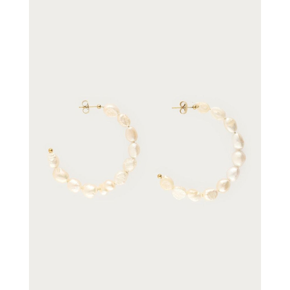 My Jewellery Smykker Øreringe Store Perle Hoops