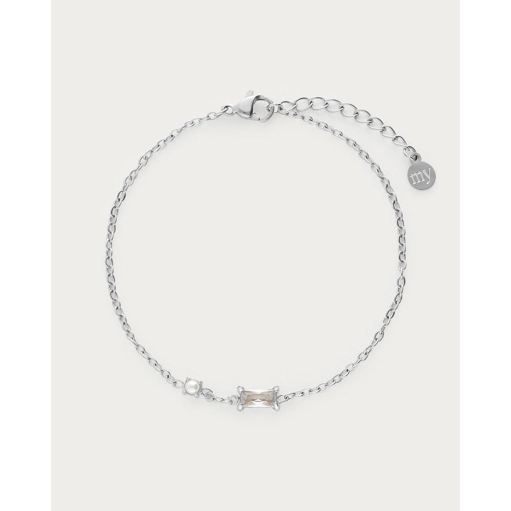 My Jewellery Smykker Armbånd Midnight Rhinsten & Perle