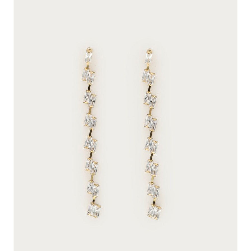 My Jewellery Smykker Øreringe Long Drop Rhinsten