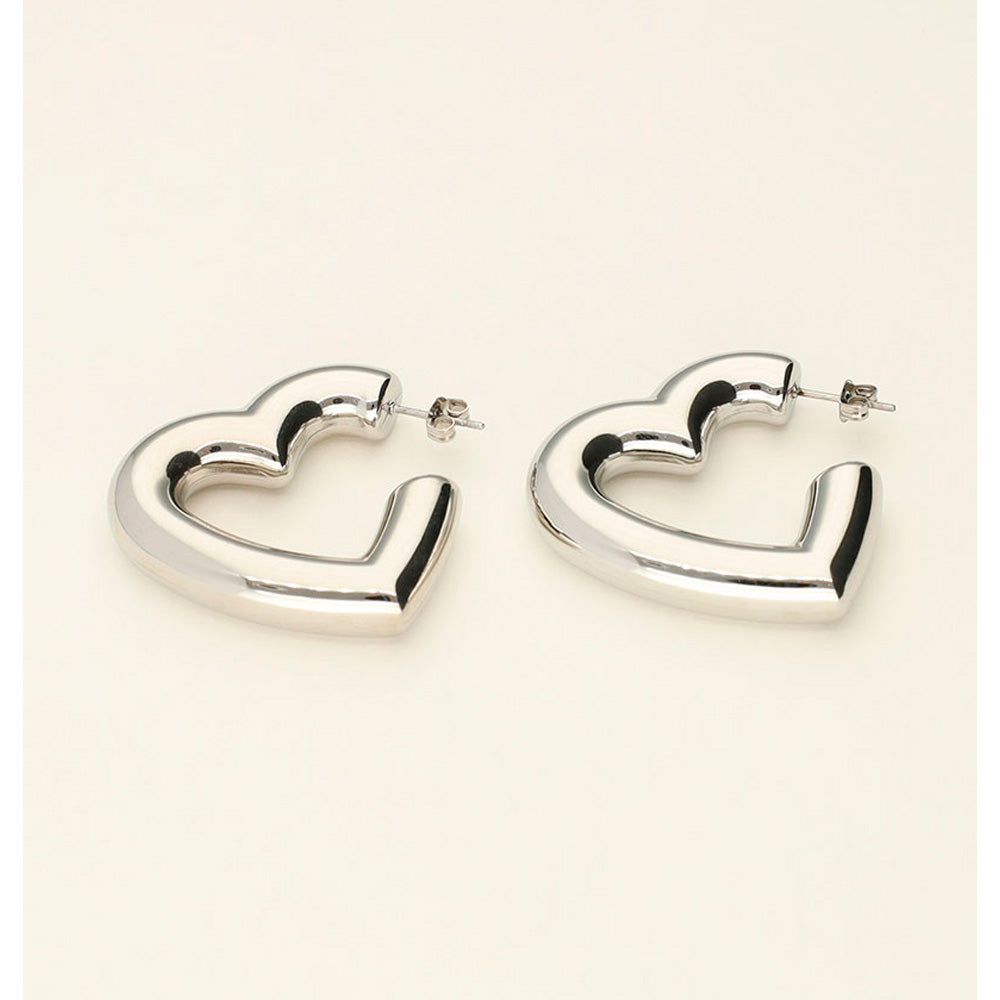 My Jewellery Smykker Ørestikker Statement Medium Heart