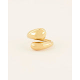 My Jewellery Smykker Statement Bølget Ring Justerbar