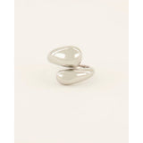 My Jewellery Smykker Statement Bølget Ring Justerbar