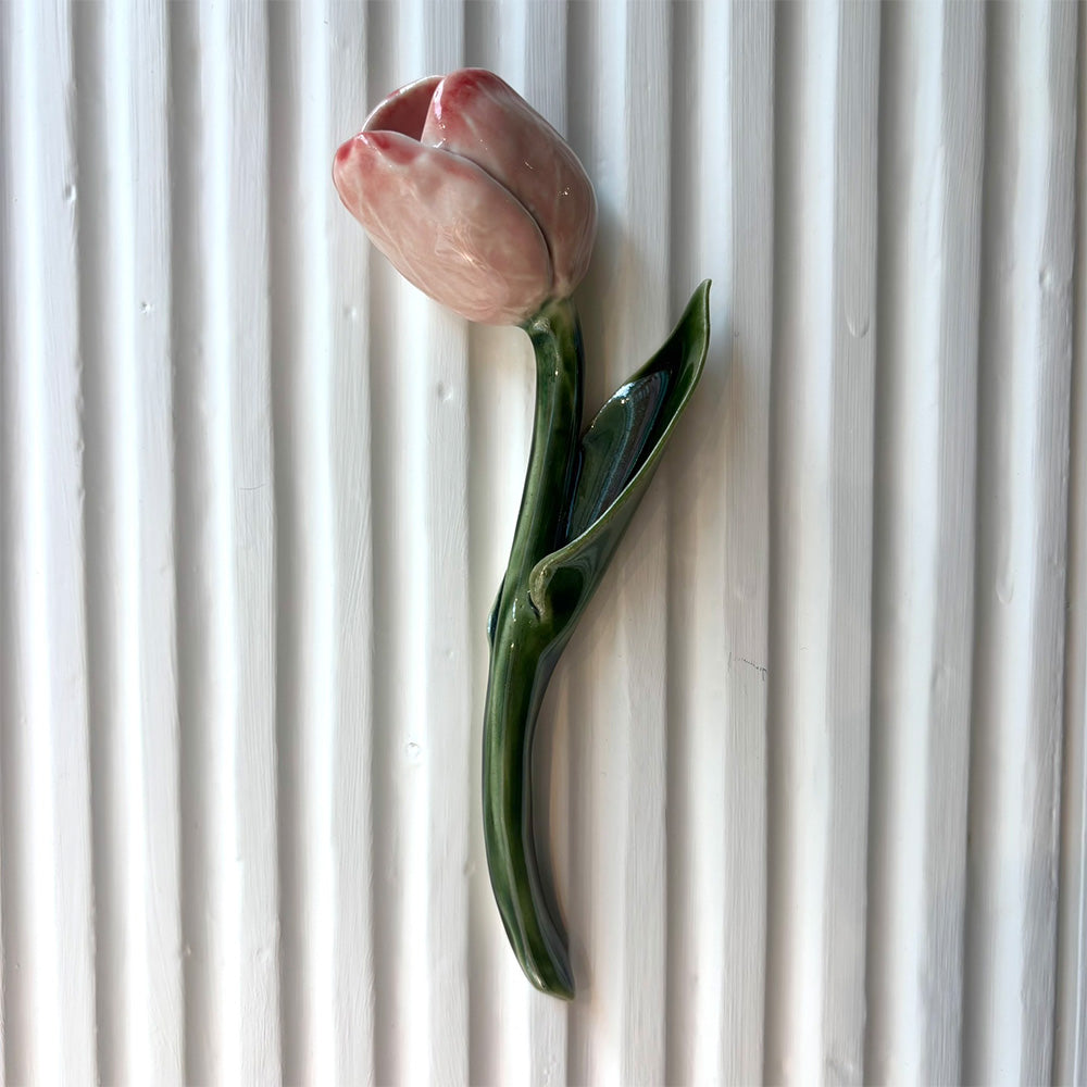 Odd Mud Keramik Tulipan Lyserød Vægkunst #11