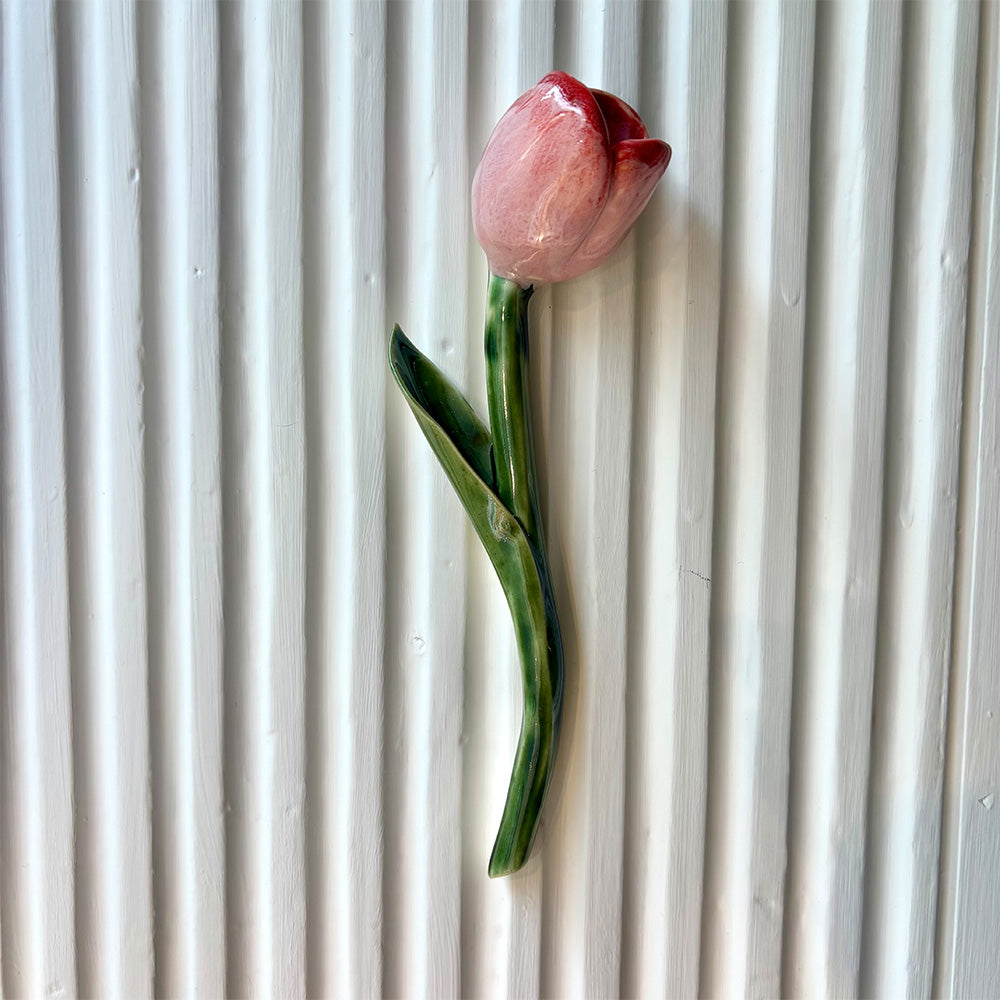 Odd Mud Keramik Tulipan Lyserød Vægkunst #8