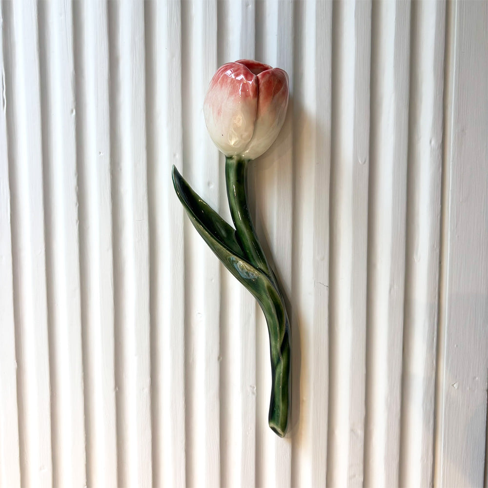Odd Mud Keramik Tulipan Sart Lyserød Vægkunst #17