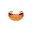 Brunt Novie armbånd i chunky resin fra Pico Copenhagen på hvid baggrund.