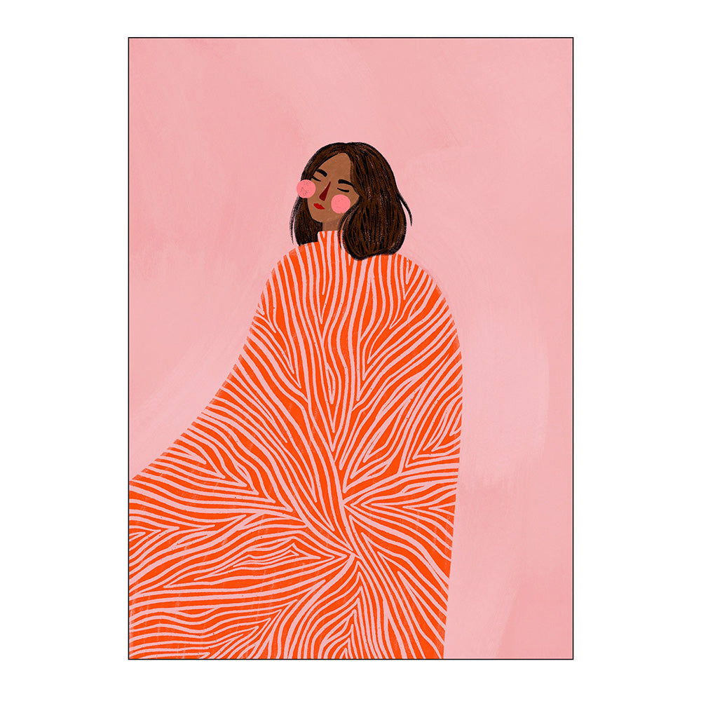 Poster And Frame Plakat Bea Muller 'The Woman With The Swirls'