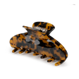 Sui Ava Ida Classic Big hårklemme med brunt leopardmønster.
