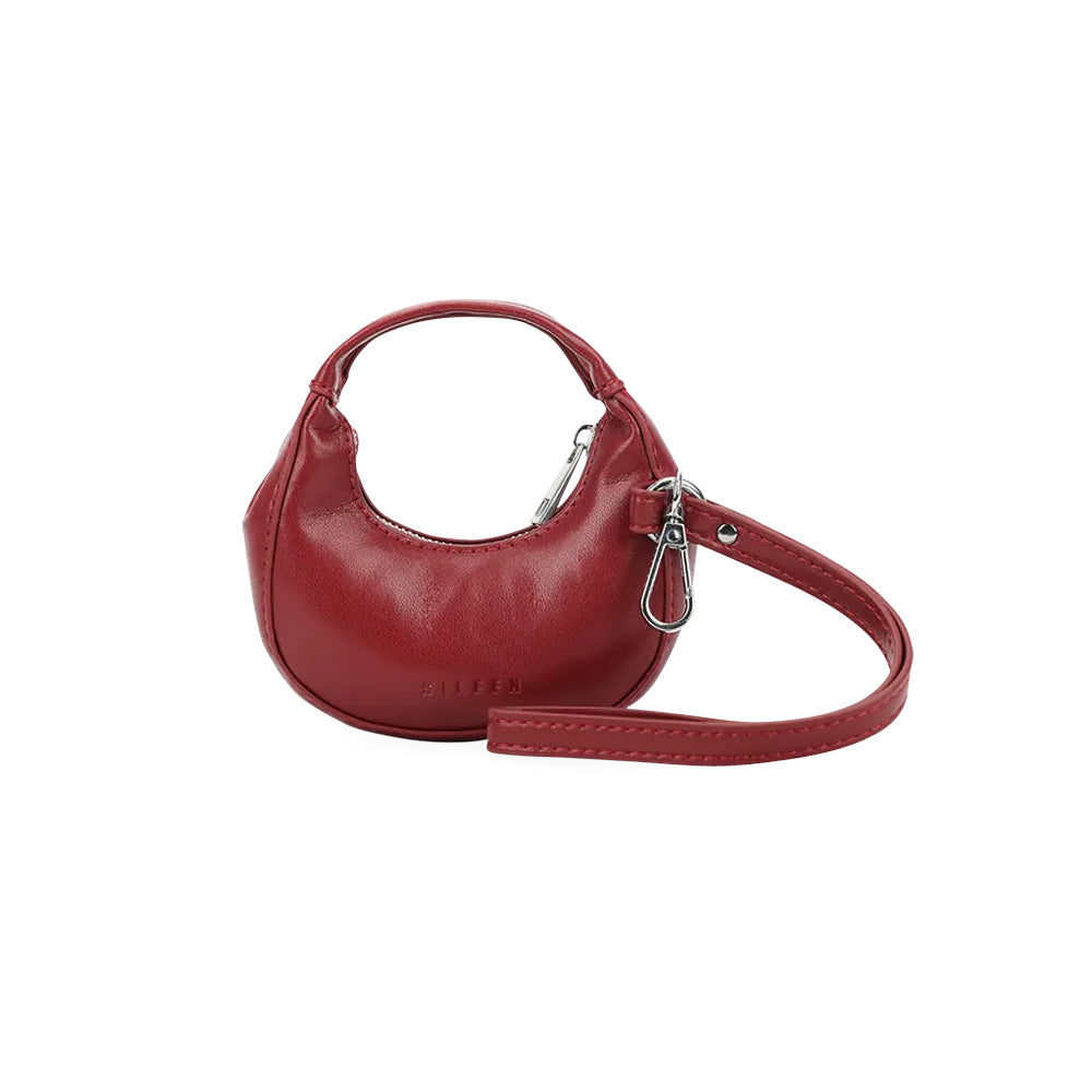 Silfen Studio Mini Mona Charm Taske Burgundy
