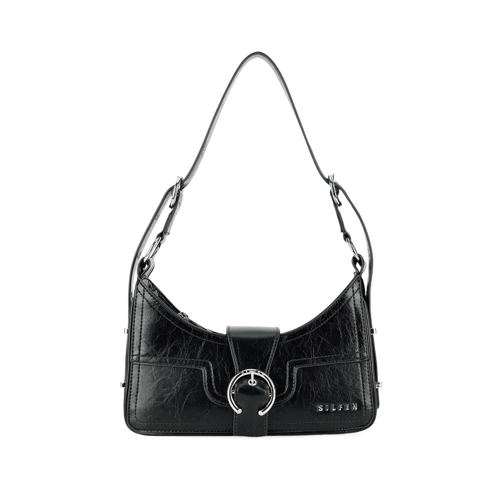 Silfen Alba Skuldertaske Crossbody Sort