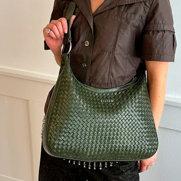 Silfen Oda Crossbodybag taske pine forest green