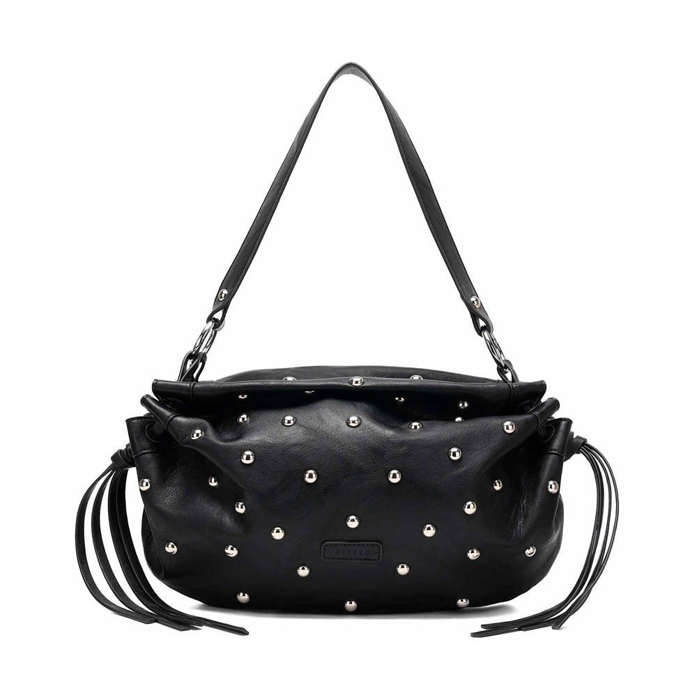 Silfen Studio Iris Studded Black Skuldertaske