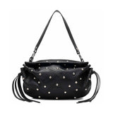 Silfen Studio Iris Studded Black Skuldertaske