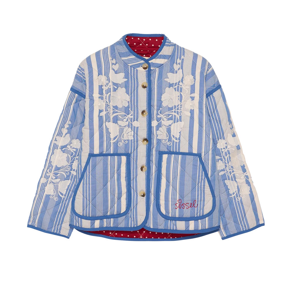 Sissel Edel Asha Jacket Blue Stripes
