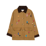 Sissel Edel Cara Jacket Camel Broderi