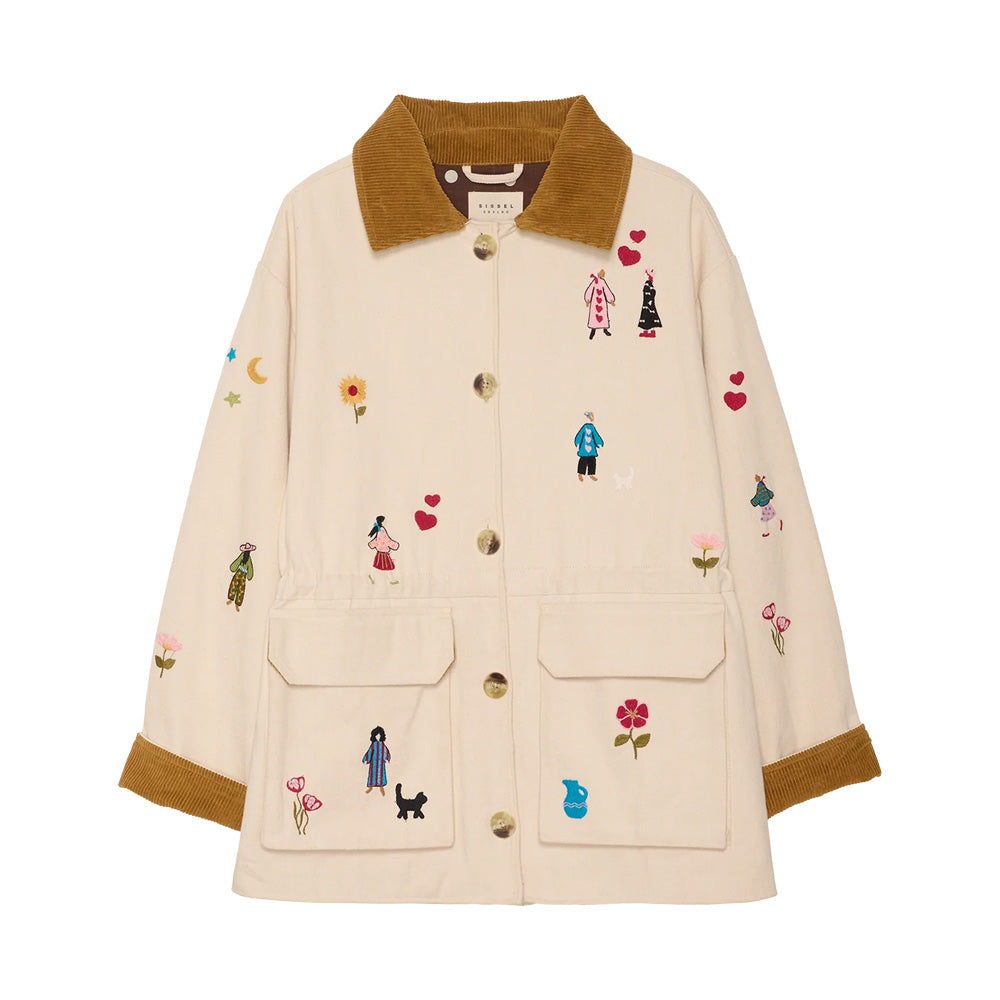 Sissel Edel Cara Jacket White Swan Broderi