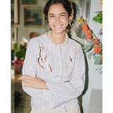 Sissel Edelbo Cecilie Shirt Purple Stripes