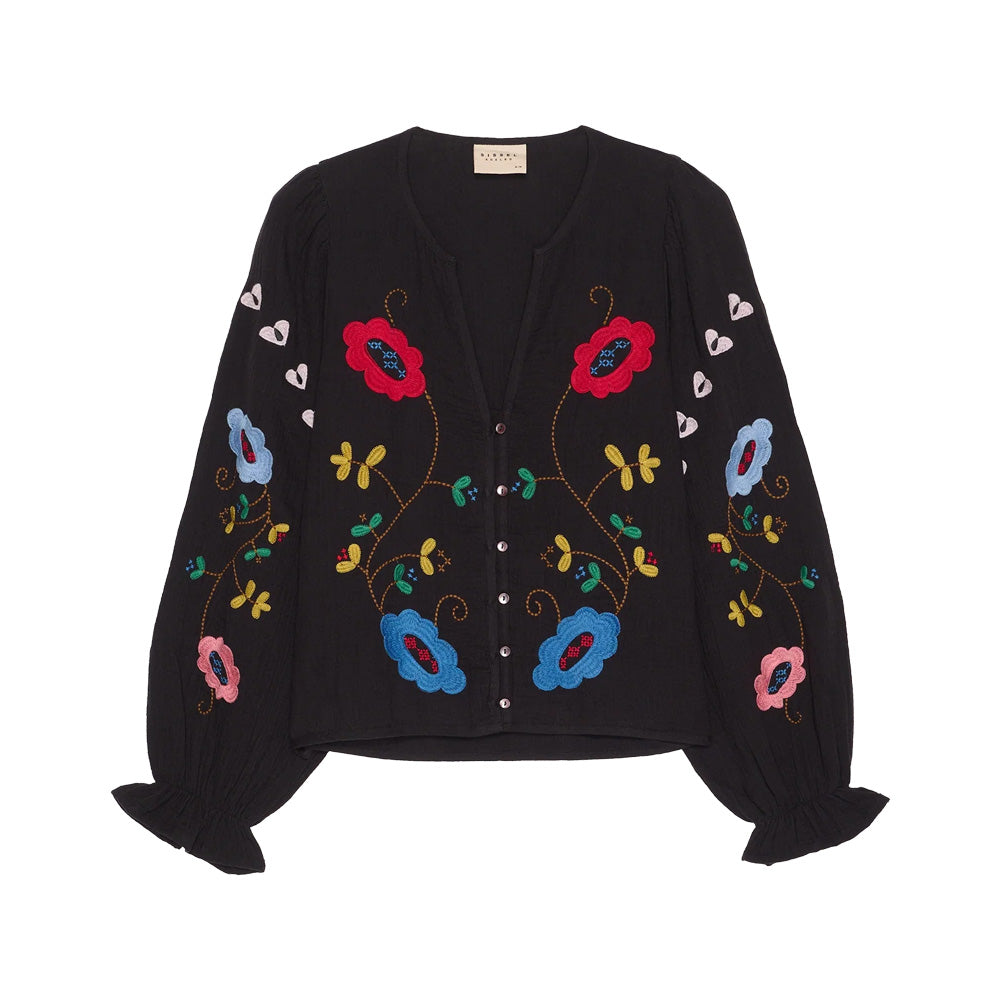 Sissel Edelbo Fran Top Almost Black