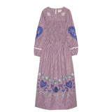 Sissel Edelbo Ivy Dress Purple Stripes