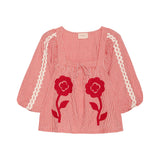 Sissel Edelbo Abelone Top Red Flower